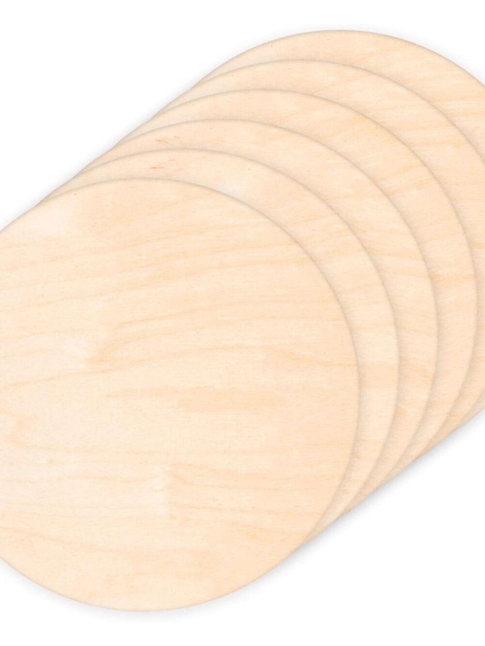 6 Pack 14 Inch Wood Rounds Circles for Crafts, Unfinished Wood Circles Wood Sign